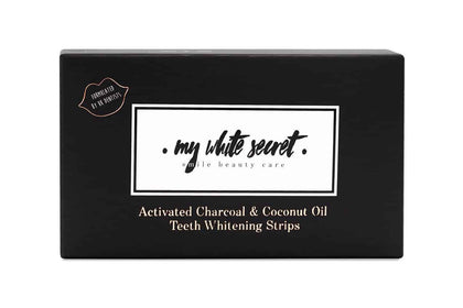 MY WHITE SECRET - Activated Charcoal & Coconut Oil Whitening Strips
