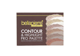 BELLAPIERRE - Big contour & highlight pro palette poeder